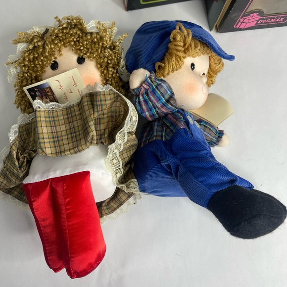 Vintage 90s Dollmax Bundle of 2 ANIMATED WIND UP DOLLS WITH MUSIC BOX HTF - Picture 13 of 13